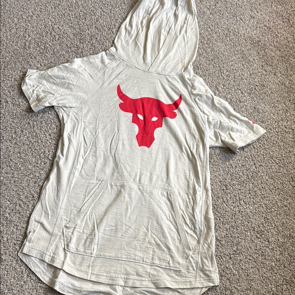 Kids Grey Hoodie with Red Bull Logo